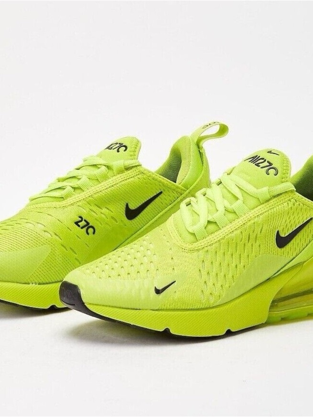 Nike Neon Yellow-Green Running Sneakers